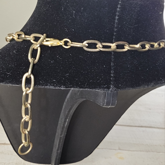 Vintage light peach Dangle Bib Statement necklace 21" long - Picture 4 of 4